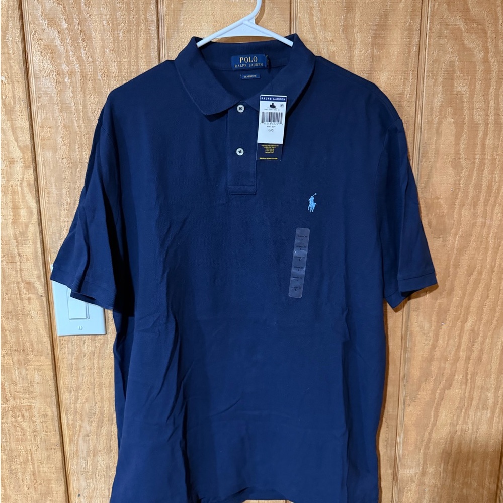 Ralph Lauren Men's Classic Navy Polo Shirt